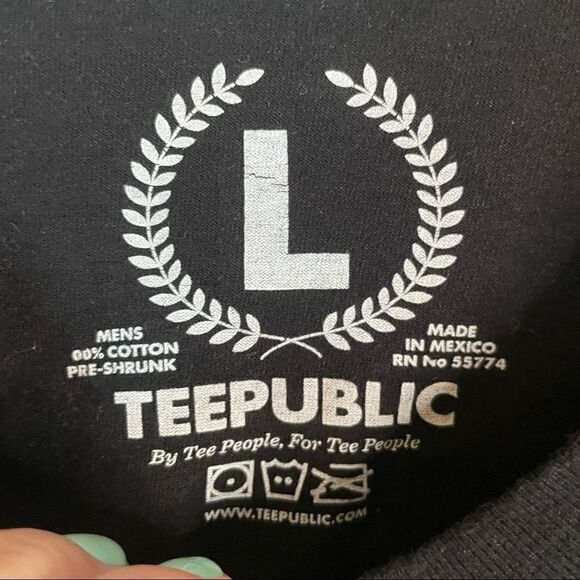 Teepublic Black Hamilton Star War Burr Shot First T-Shirt - Picture 3 of 3